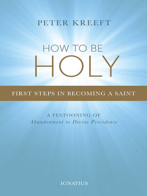 cover image of How to Be Holy